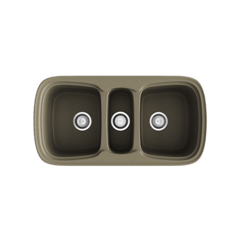 Fregadero sintético de fibra Onice de Poalgi. Albero.